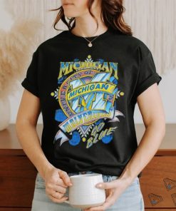 Michigan Wolverines go blue vintage shirt