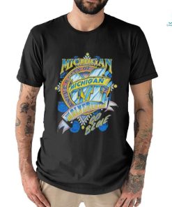 Michigan Wolverines go blue vintage shirt