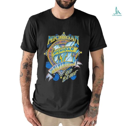 Michigan Wolverines go blue vintage shirt