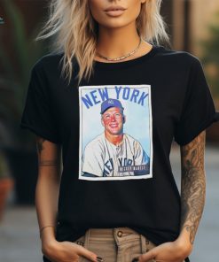 Mickey Mantle smile New York Yankees Baseball photo shirt