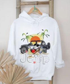 Mickey Mouse Jeep Summer vacation on beach shirt