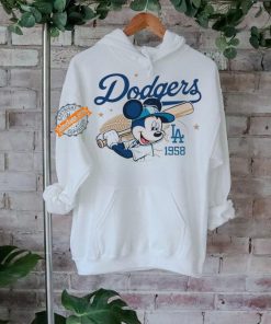 Mickey Mouse Los Angeles Dodgers 1958 Baseball shirt