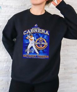 Miguel Cabrera Triple Crown Detroit Tigers Majestic shirt
