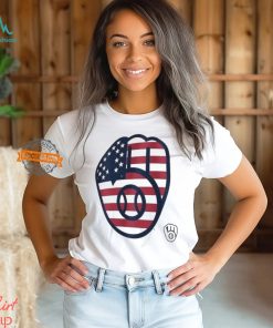 Milwaukee Brewers Logo 4th Of July Flag Shirt