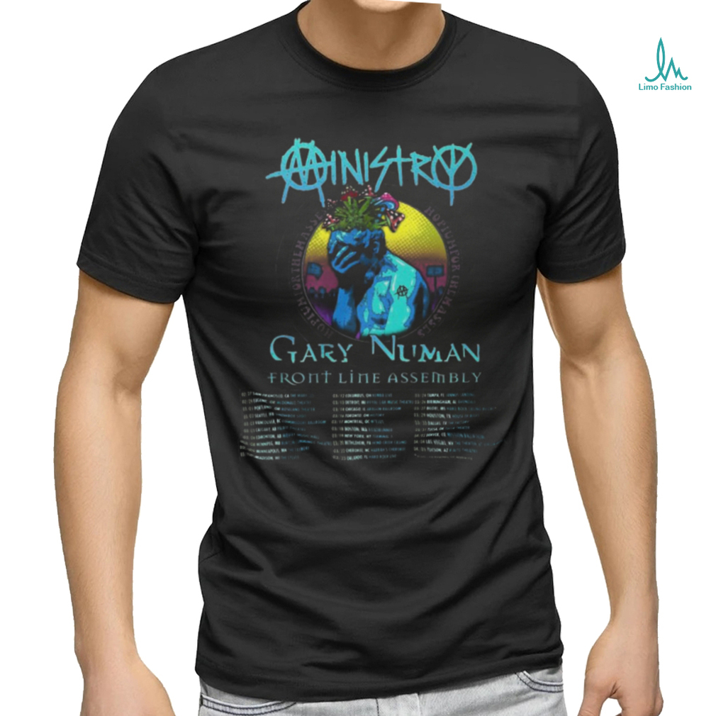 Ministry Gary Numan US Tour 2024 Shirt Ministry Gary Numan US Tour 2024 Shirt