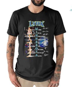 Minnesota Lynx Women’s Basketball Greatest Players Signatures T Shirt