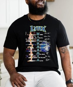 Minnesota Lynx Women’s Basketball Greatest Players Signatures T Shirt