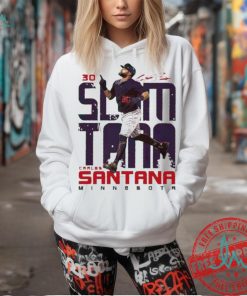 Minnesota Twins Carlos Santana Slamtana 30 signature shirt