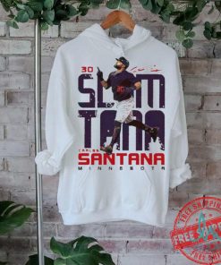 Minnesota Twins Carlos Santana Slamtana 30 signature shirt