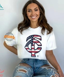 Minnesota Twins T C logo x Flag of the United States shirt