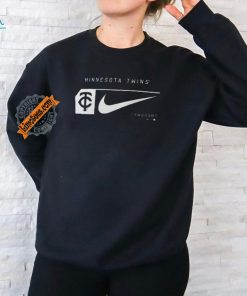Minnesota twins nike fashion graphic swoosh 2024 shirt