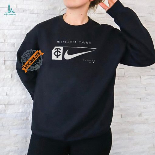 Minnesota twins nike fashion graphic swoosh 2024 shirt