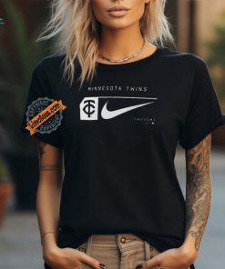Minnesota twins nike fashion graphic swoosh 2024 shirt
