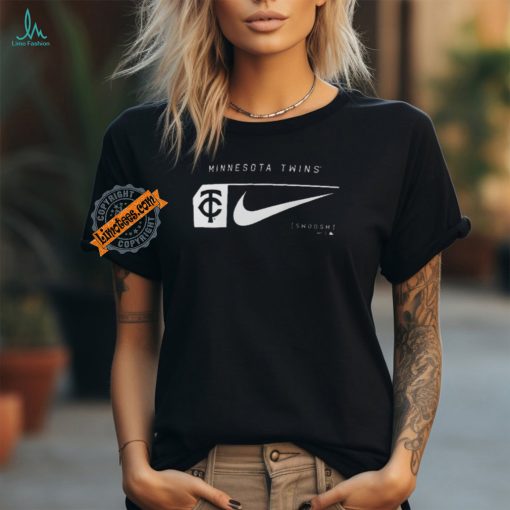 Minnesota twins nike fashion graphic swoosh 2024 shirt