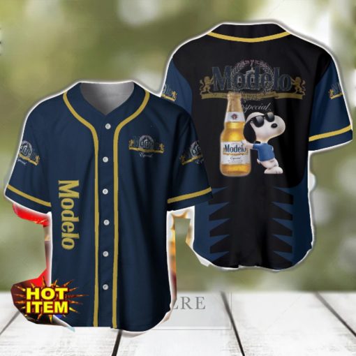 Modelo Snoopy Baseball Jersey Shirt For Snoopy Lovers Gift Ideas