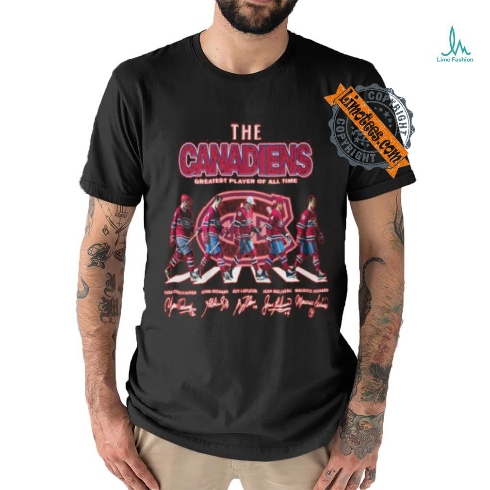Montreal Canadiens Ice Hockey Team Greatest Player Of All Time T Shirt Montreal Canadiens Ice Hockey Team Greatest Player Of All Time T Shirt