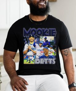 Mookie Betts Bomber Los Angeles Dodgers Baseball Sportwear T Shirt