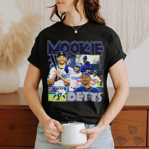 Mookie Betts Bomber Los Angeles Dodgers Baseball Sportwear T Shirt