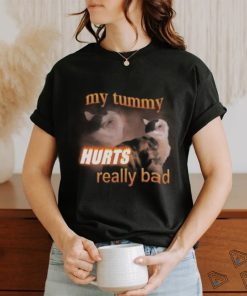 My Tummy Hurts Really Bad Cat Shirt