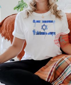 Mysocialshirts Distressed Israeli Flag Tee shirt