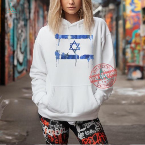 Mysocialshirts Distressed Israeli Flag Tee shirt