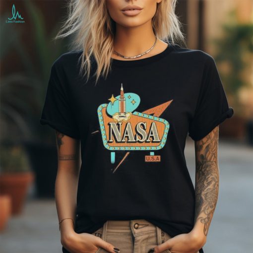 NASA Gear NASA & USA Sign Shirt