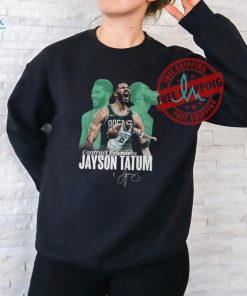 NBA Boston Celtics Jayson Tatum Graphics Signature Design 2024 Champions T Shirt