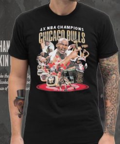 NBA Champions Chicago Bulls 4 Times Shirt