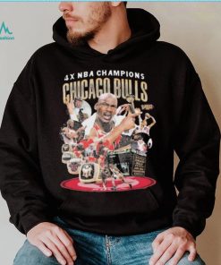 NBA Champions Chicago Bulls 4 Times Shirt