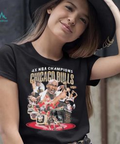NBA Champions Chicago Bulls 4 Times Shirt
