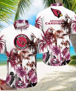 NFL Arizona Cardinals Hawaii Shirt Palm Tree Aloha Shirt For Fans