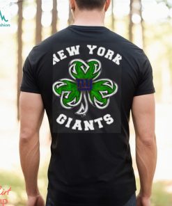 NFL New York Giants Three Leaf Clover St Patrick's Day Football Sports T Shirt