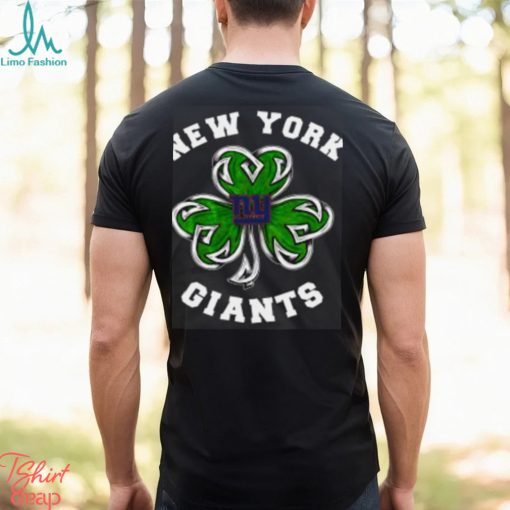 NFL New York Giants Three Leaf Clover St Patrick’s Day Football Sports T Shirt