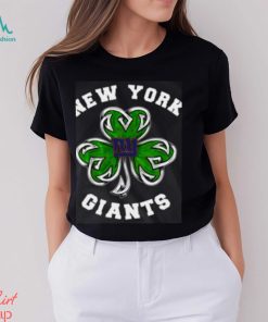 NFL New York Giants Three Leaf Clover St Patrick's Day Football Sports T Shirt