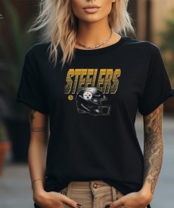 NFL Team Apparel Little Kids' Pittsburgh Steelers Helmet Black T Shirt