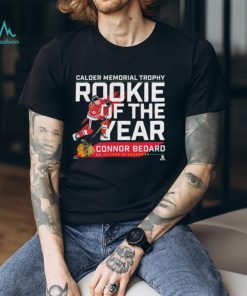 NHL Connor Bedard 98 Chicago Blackhawks 2024 Calder Memorial Trophy Winner Shirt