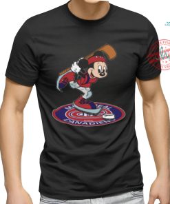 NHL Hockey Montreal Canadiens Cheerful Mickey Disney Shirt Youth T Shirt