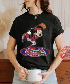 NHL Hockey Montreal Canadiens Cheerful Mickey Disney Shirt Youth T Shirt