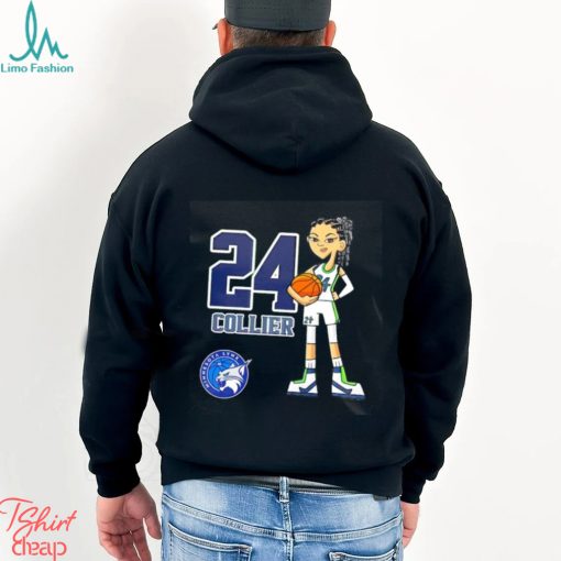 Napheesa Collier Minnesota Lynx 24 cartoon shirt
