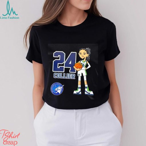 Napheesa Collier Minnesota Lynx 24 cartoon shirt