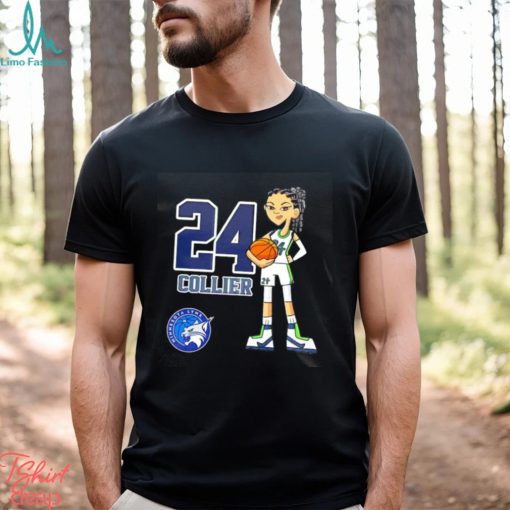Napheesa Collier Minnesota Lynx 24 cartoon shirt