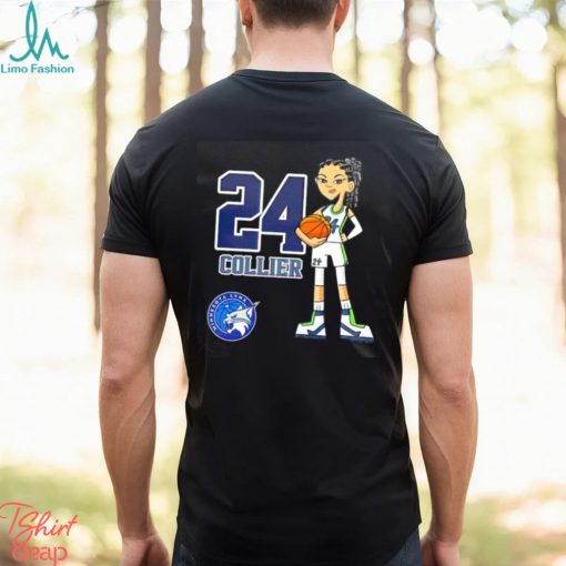 Napheesa Collier Minnesota Lynx 24 cartoon shirt