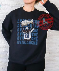 Nathan mackinnon stanley cup colorado avalanche nhl hockey shirt
