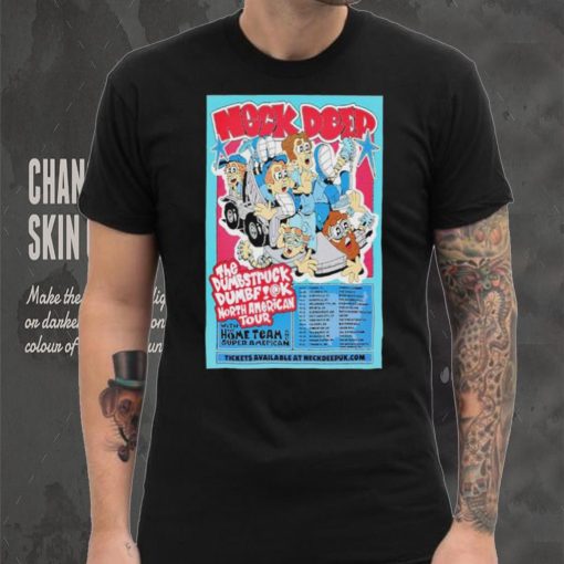 Neck Deep North American Tour 2024 Poster Shirt