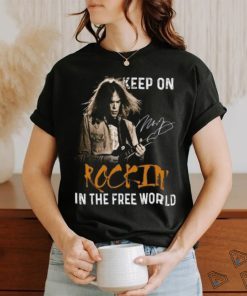 Neil Young Keep On Rockin’ In The Free World T Shirt