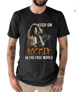 Neil Young Keep On Rockin’ In The Free World T Shirt