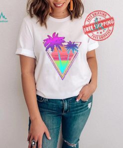 Neon Palm Tree Glow Bright Shirt