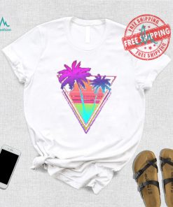 Neon Palm Tree Glow Bright Shirt