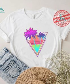 Neon Palm Tree Glow Bright Shirt