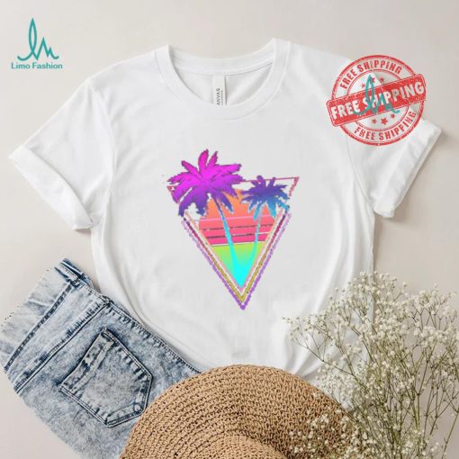 Neon Palm Tree Glow Bright Shirt